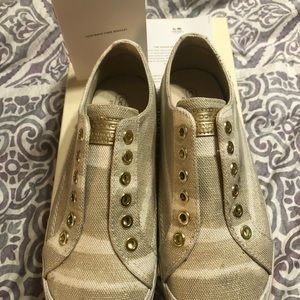 Adorable Coach Kennedi Lurex Canvas Shoes